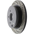 Stoptech auto part close-up