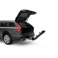 Thule roof rack installed view