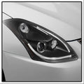 SPYDER headlights installed view