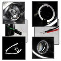 SPYDER headlights close-up