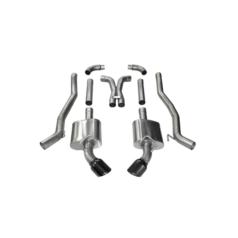 CORSA Performance black cat-back exhaust