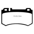 EBC auto part installed view