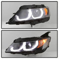 SPYDER headlights close-up