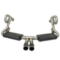 aFe cat-back exhaust close-up