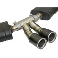 aFe cat-back exhaust close-up