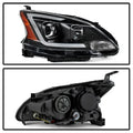 SPYDER headlights close-up
