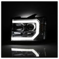 SPYDER headlights close-up