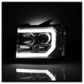 SPYDER headlights installed view