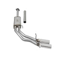 aFe cat-back exhaust installed view