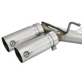 aFe cat-back exhaust close-up
