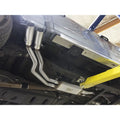 aFe cat-back exhaust installed view