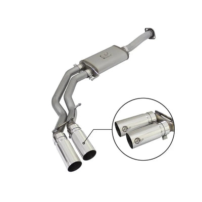 aFe polished cat-back exhaust