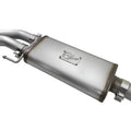 aFe cat-back exhaust installed view