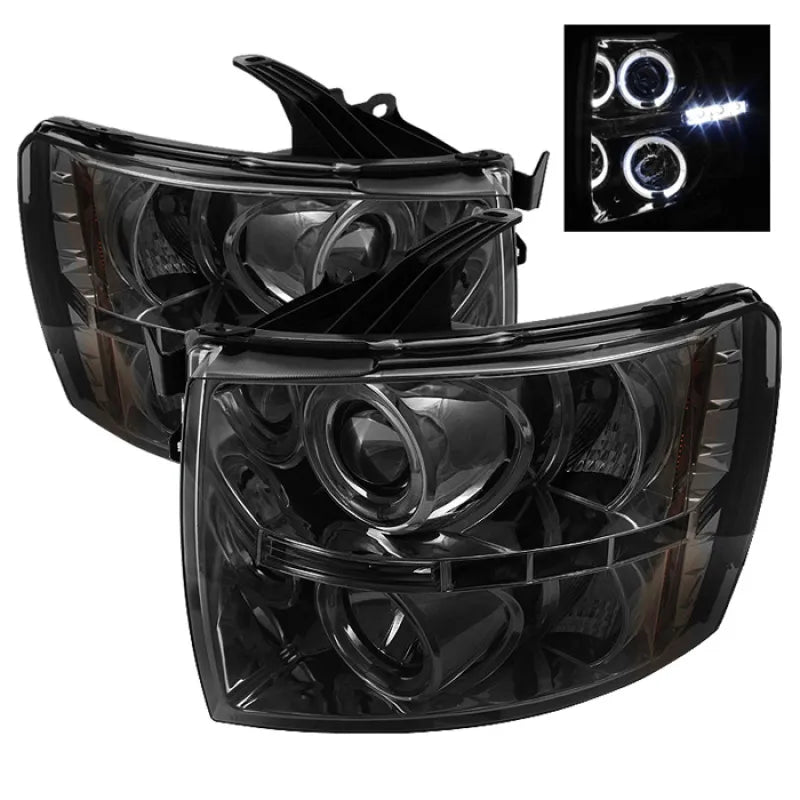 SPYDER silver headlights