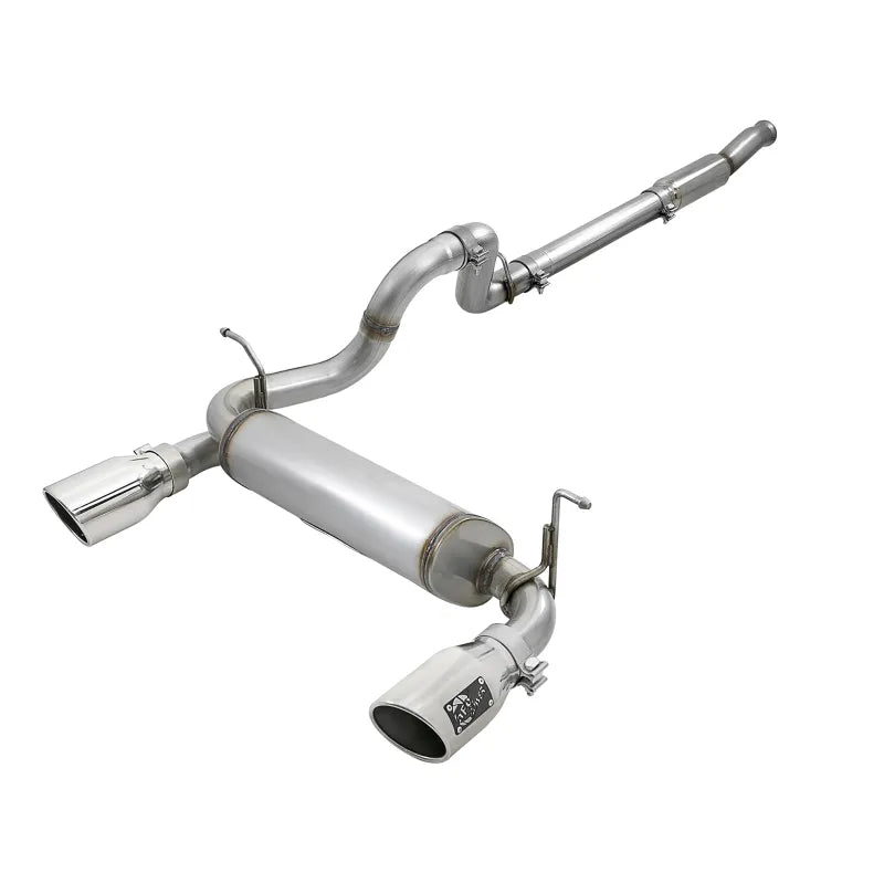 aFe polished cat-back exhaust