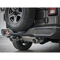 aFe cat-back exhaust installed view