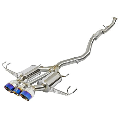 aFe blue cat-back exhaust