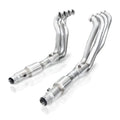 Stainless Works headers installed view