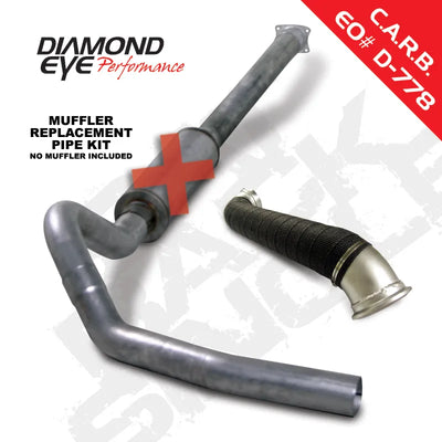 Diamond Eye Performance silver cat-back exhaust