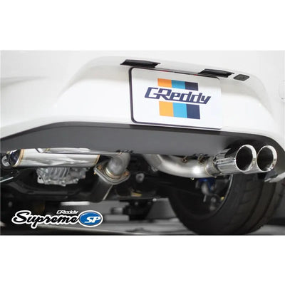 Greddy red axle-back exhaust