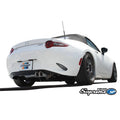 Greddy axle-back exhaust close-up