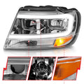 ANZO headlights close-up