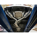 aFe axle-back exhaust close-up