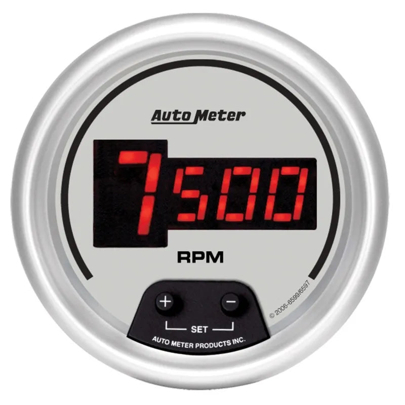 AutoMeter red gauge