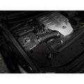 aFe cold air intake installed view
