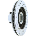 Stoptech auto part installed view