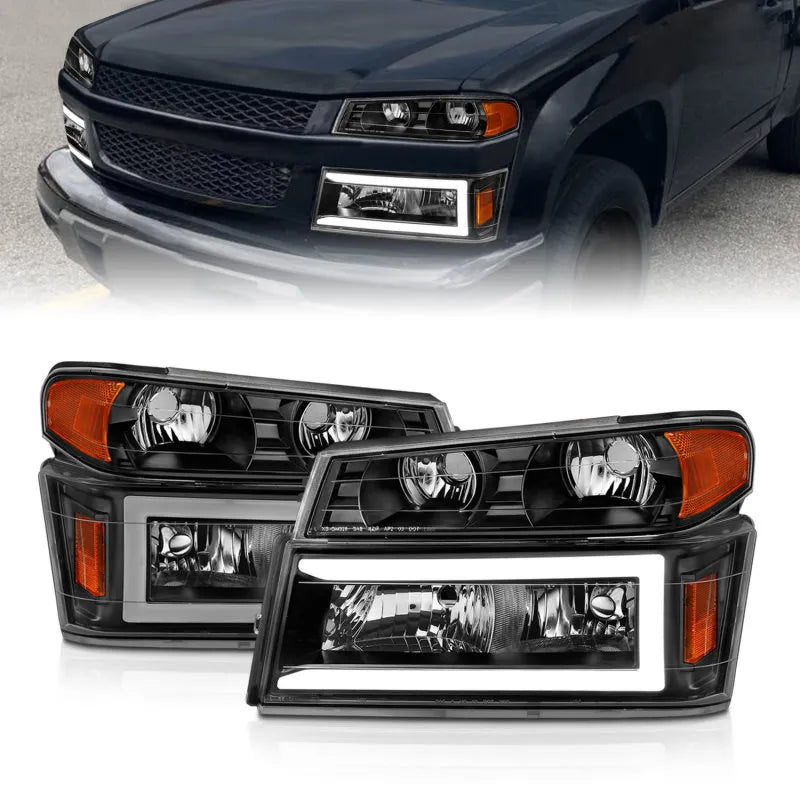 ANZO black headlights