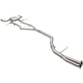 aFe cat-back exhaust detail