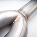 Stainless Works cat-back exhaust close-up