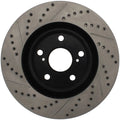 Stoptech auto part installed view