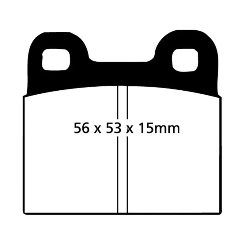 EBC red auto part
