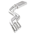 Stainless Works muffler installed view