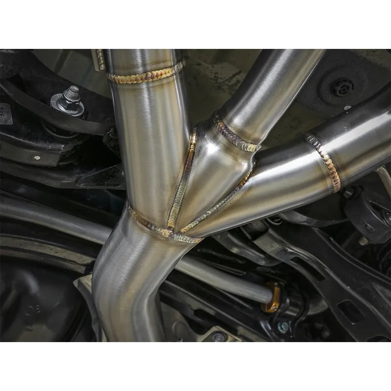 aFe polished cat-back exhaust
