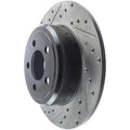 Stoptech auto part installed view