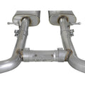 aFe cat-back exhaust close-up