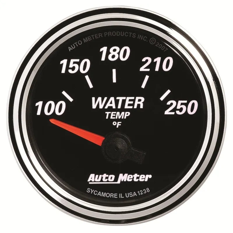 AutoMeter black gauge