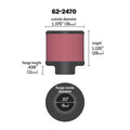 K&N Engineering air filter detail