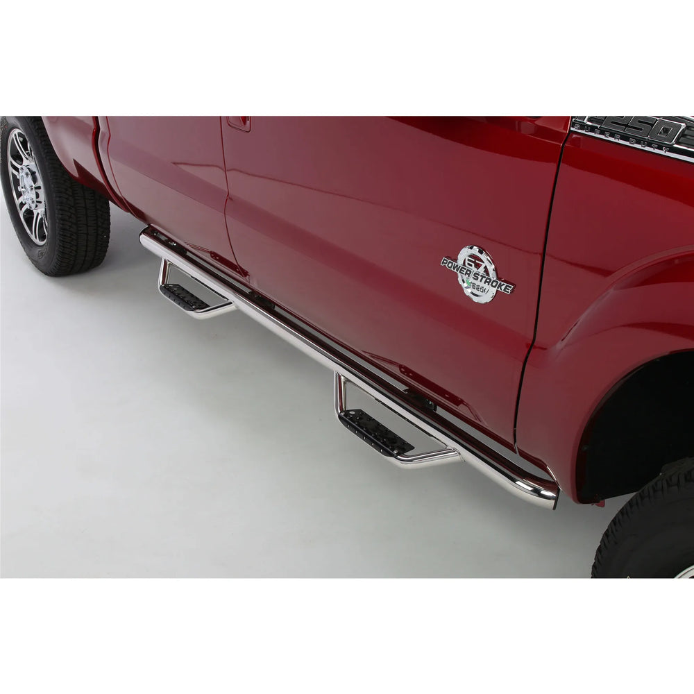 Go Rhino silver side steps