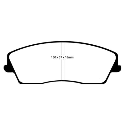 EBC red auto part