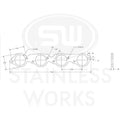 Stainless Works exhaust close-up