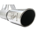 aFe cat-back exhaust close-up