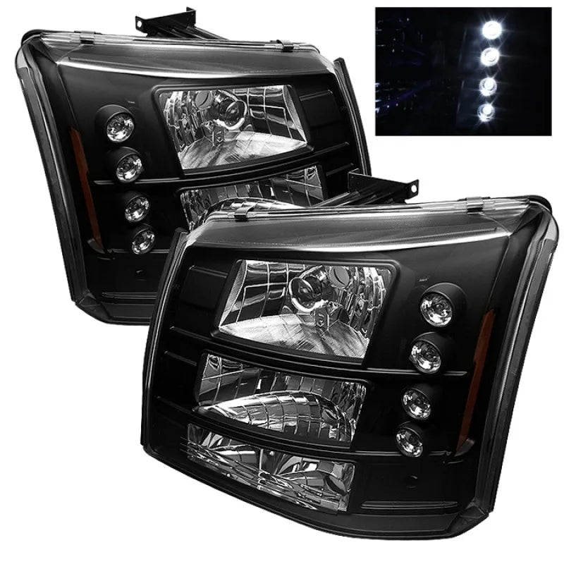 SPYDER silver headlights