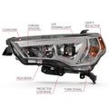 ANZO headlights installed view