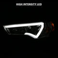 ANZO headlights installed view