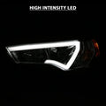 ANZO headlights close-up