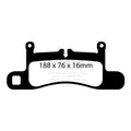 EBC auto part installed view